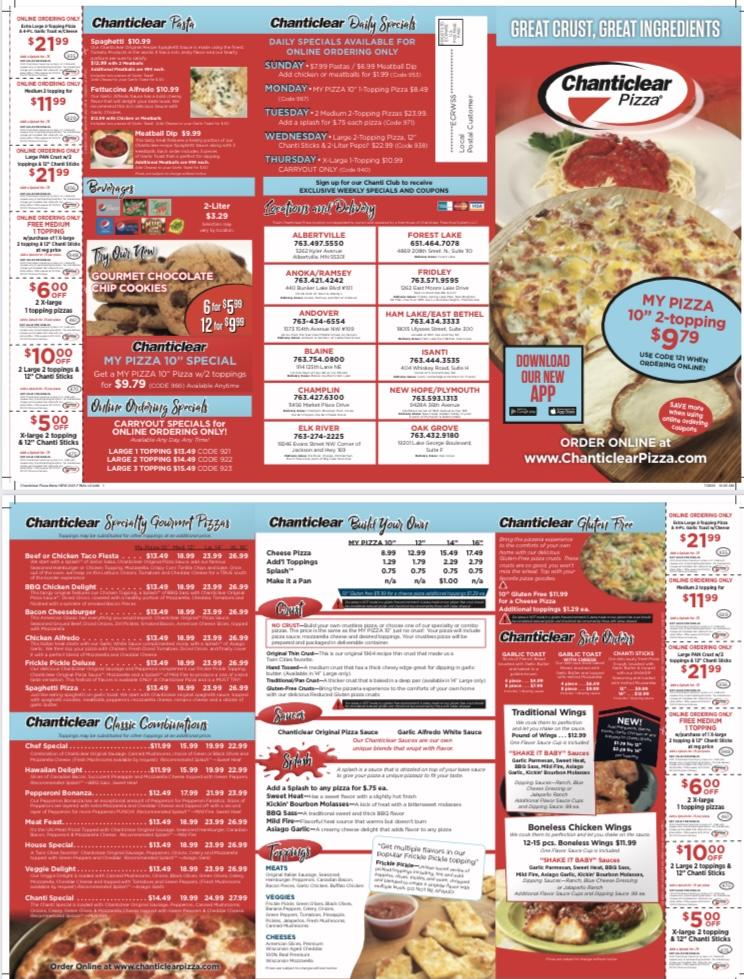 Chanticlear Pizza